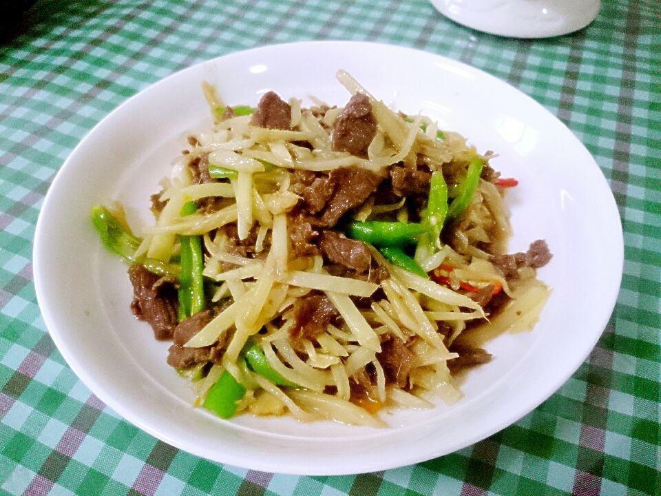 仔姜炒牛肉