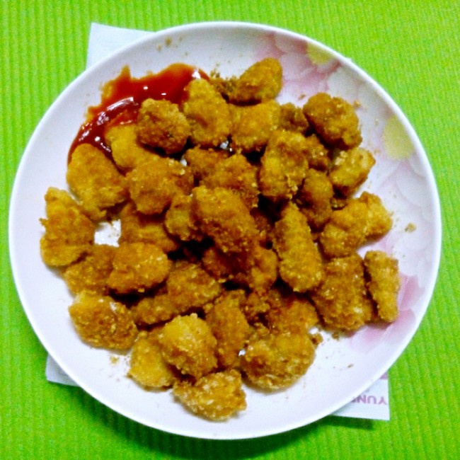 家庭自制孜然鸡米花