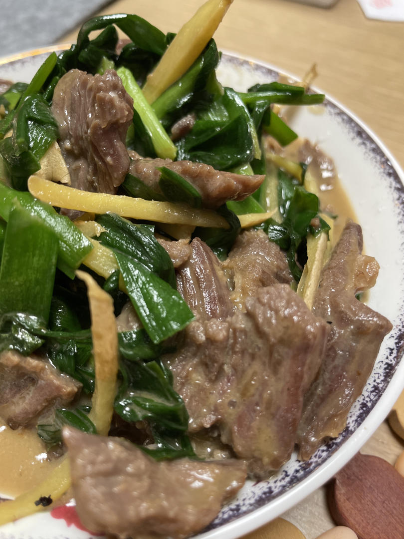 嫩炒牛肉片