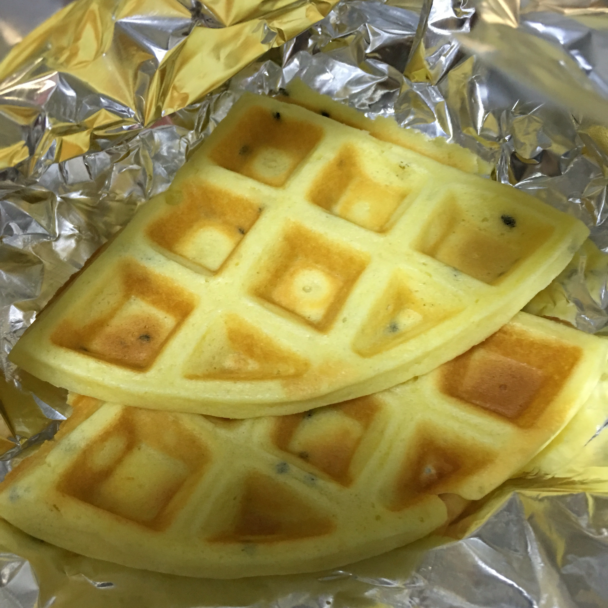 芝麻酸奶华夫饼