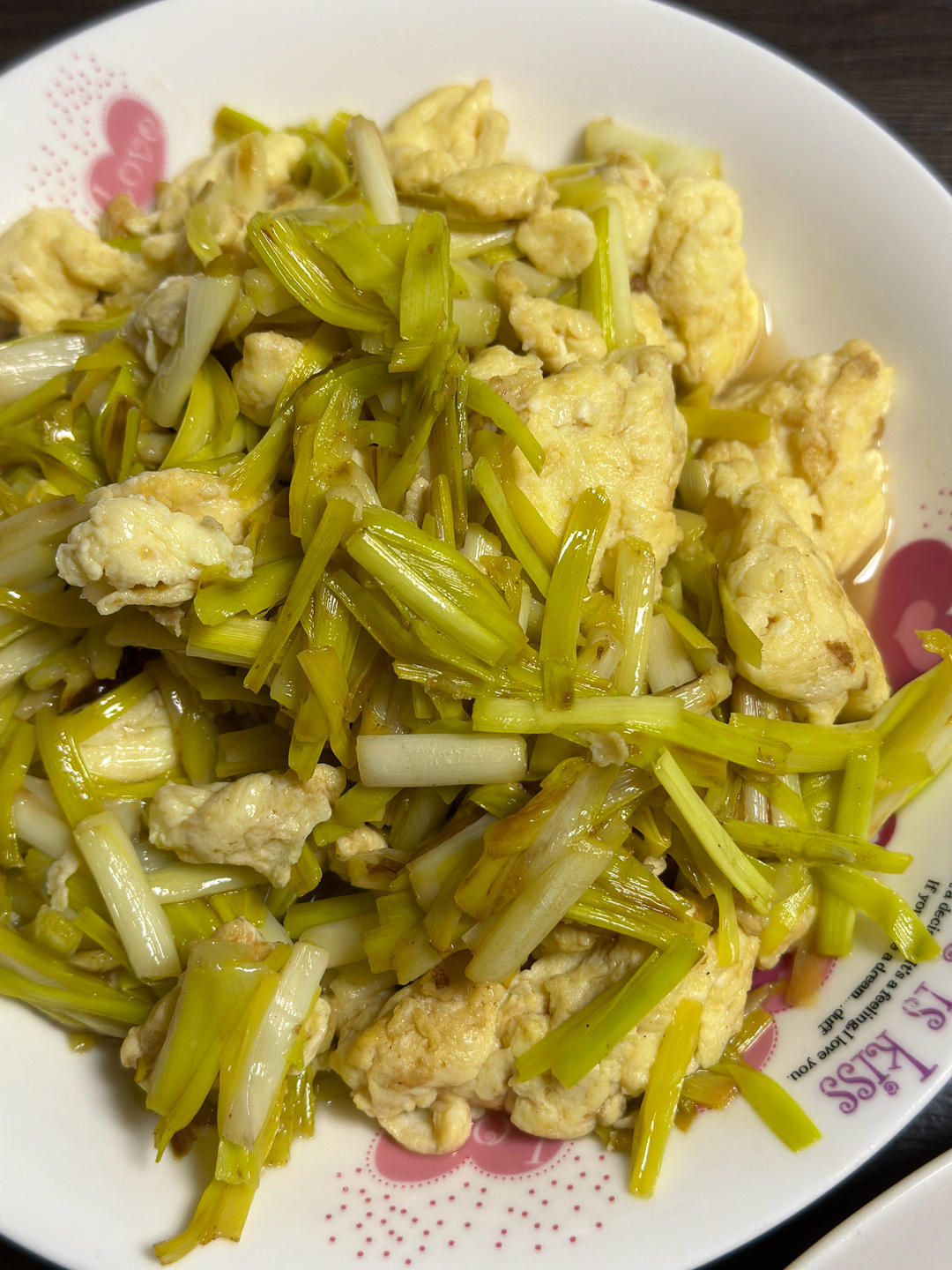 蒜黄炒蛋
