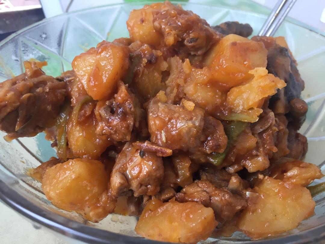 冬季进补好美食——土豆烧鸡块