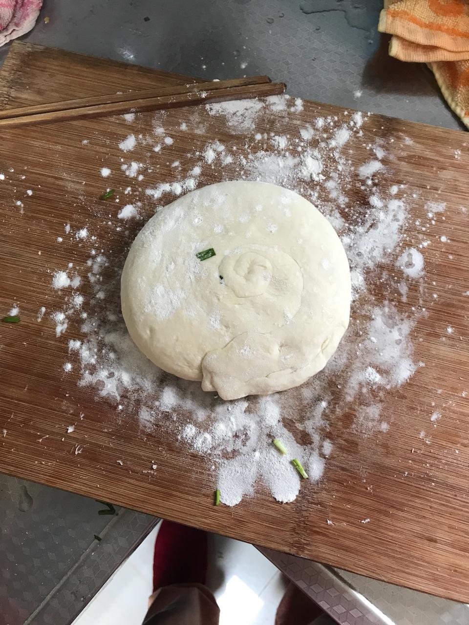 芝麻葱油羌饼