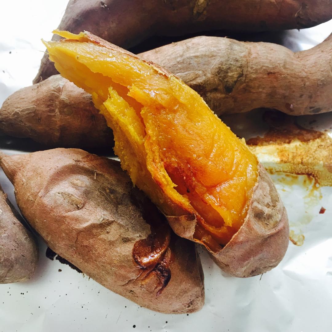 双栖蝶做的烤红薯