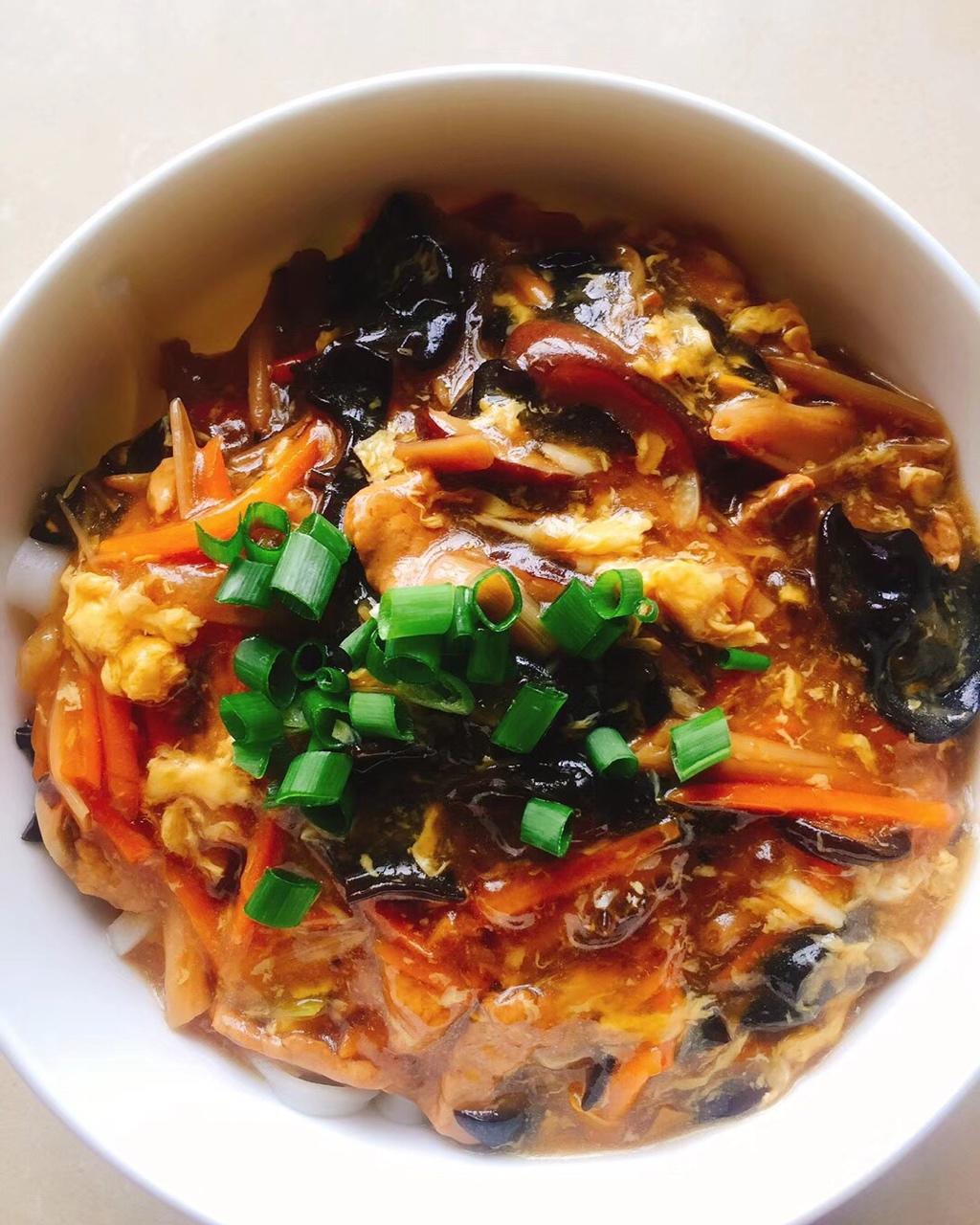 芊芊芊芊芊芊1做的老北京三鲜打卤面