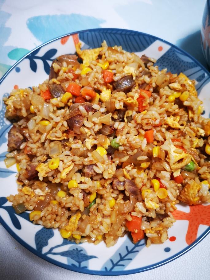 腊肠蛋炒饭