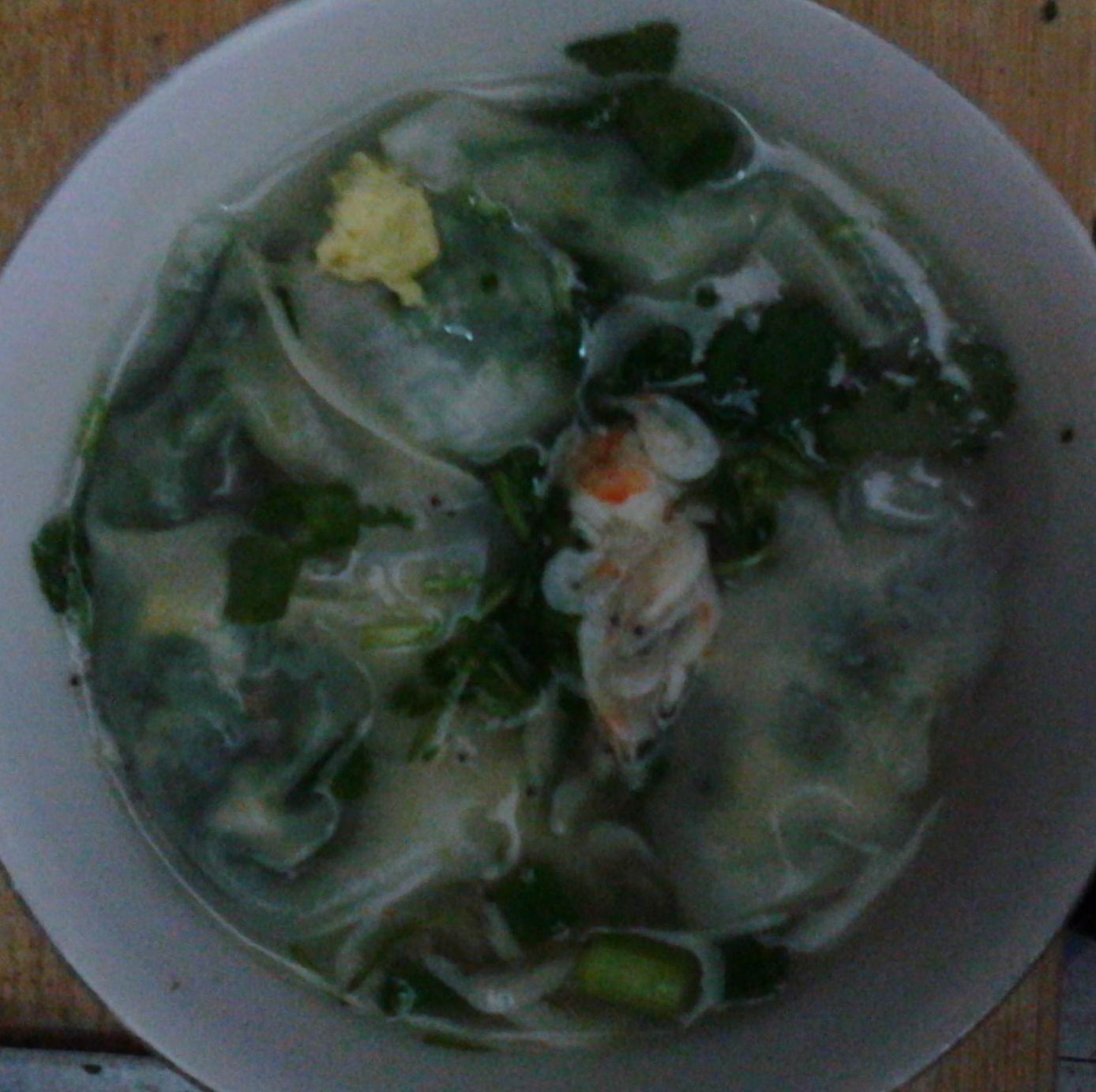 韭菜虾仁馄饨