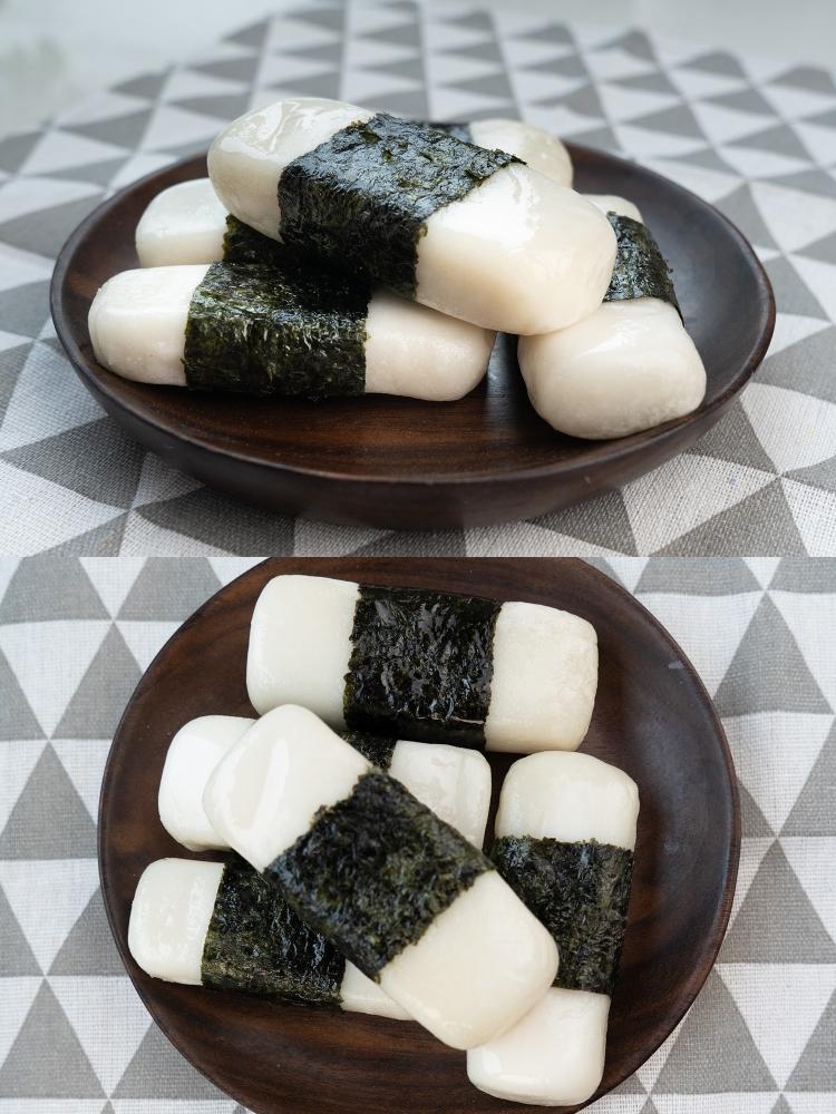 外酥里糯、孩子超爱吃的海苔烤年糕