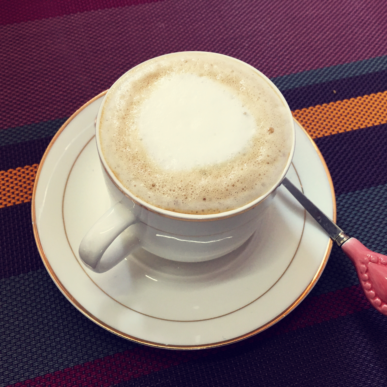 寒日暖阳做的牛奶咖啡