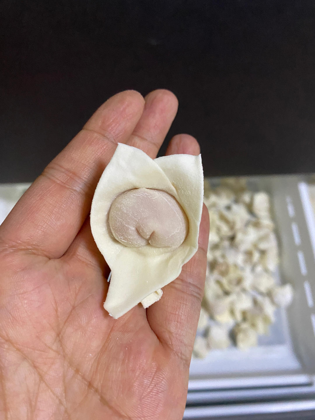 肉不柴的馄饨馅