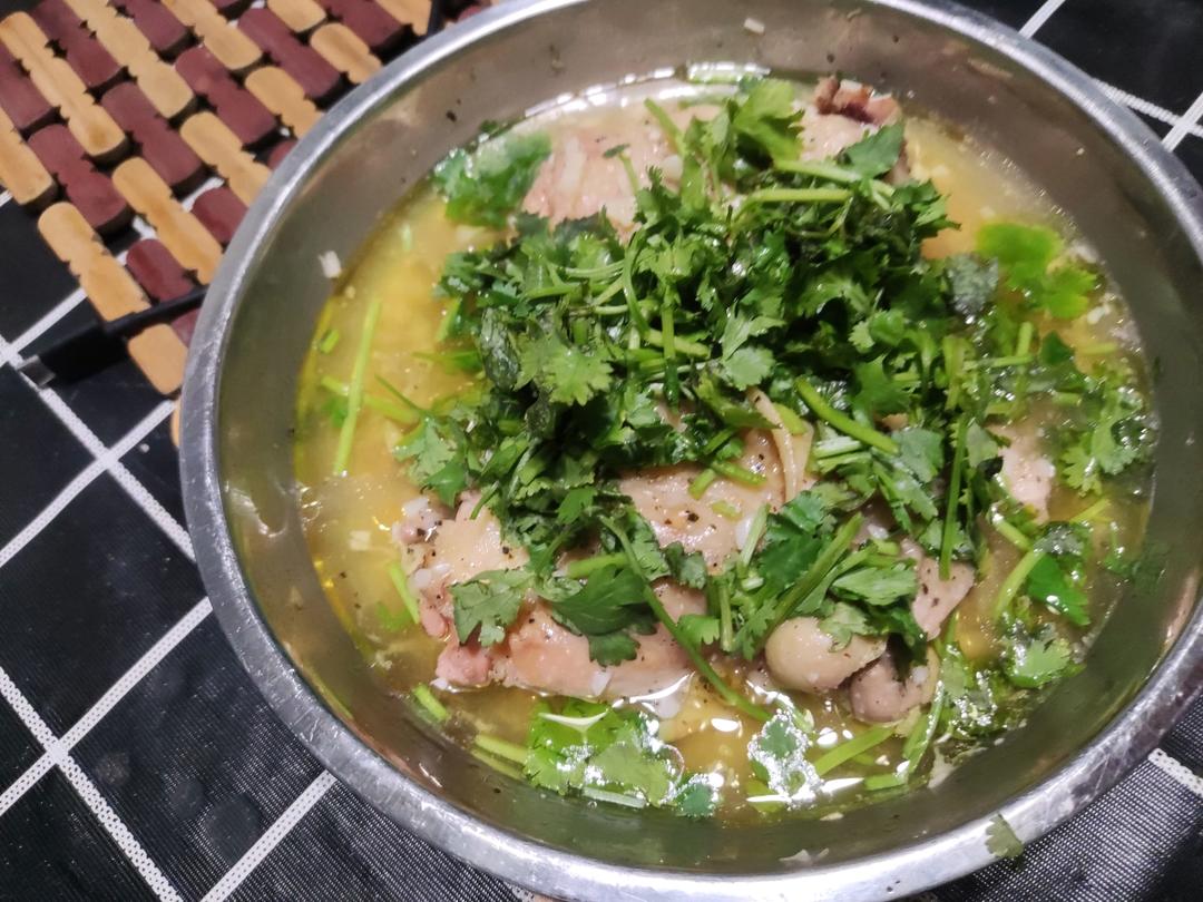 原汁原味蒸鸡（广东口味)