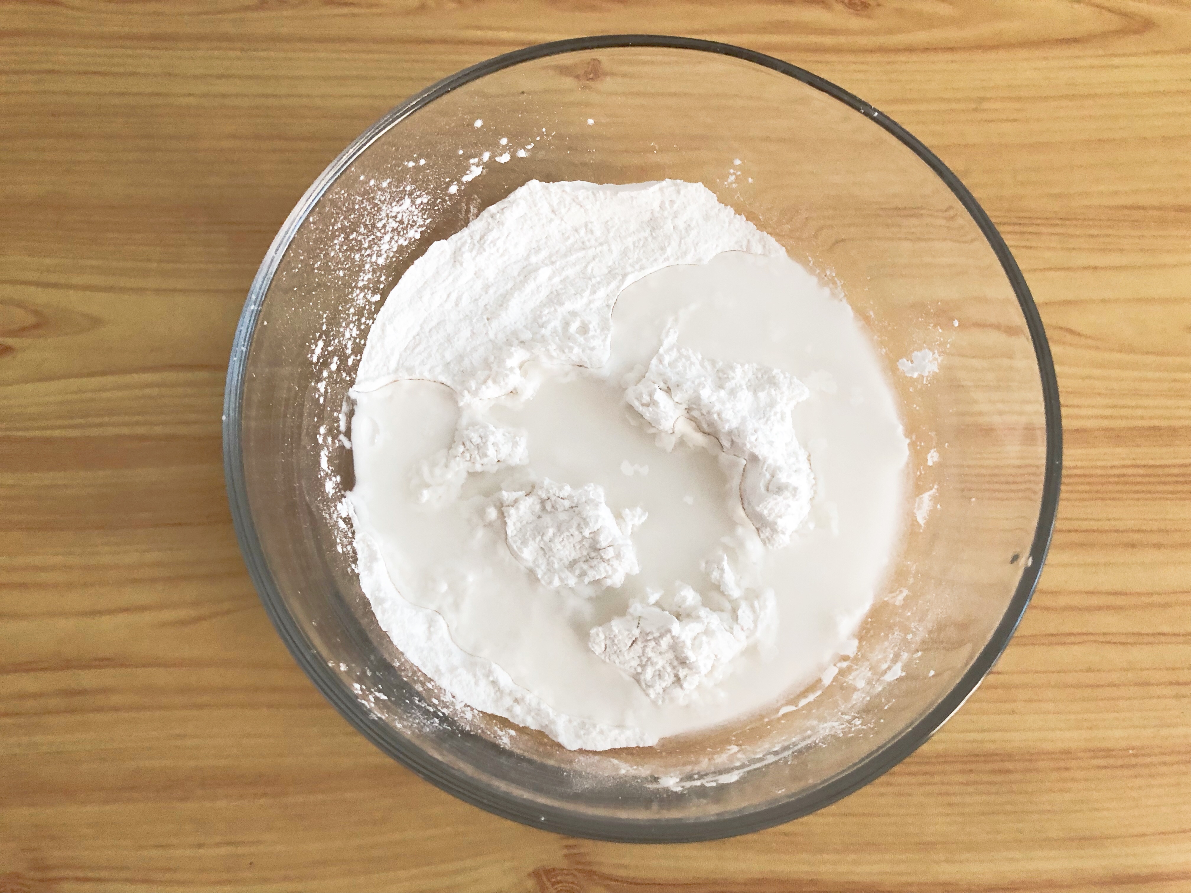 自制下午茶甜品❗️抹茶奶冻白玉丸子🍡的做法 步骤9