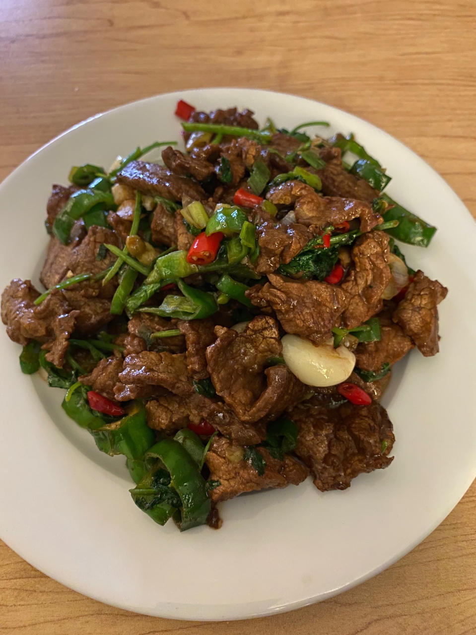 小炒牛肉（肉嫩味香）