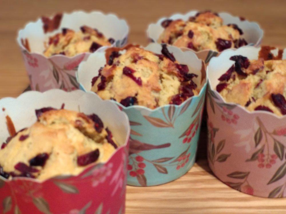 少女心的香蕉蔓越莓玛芬