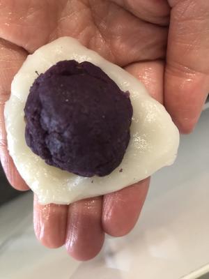 紫山药椰蓉麻薯的做法 步骤12