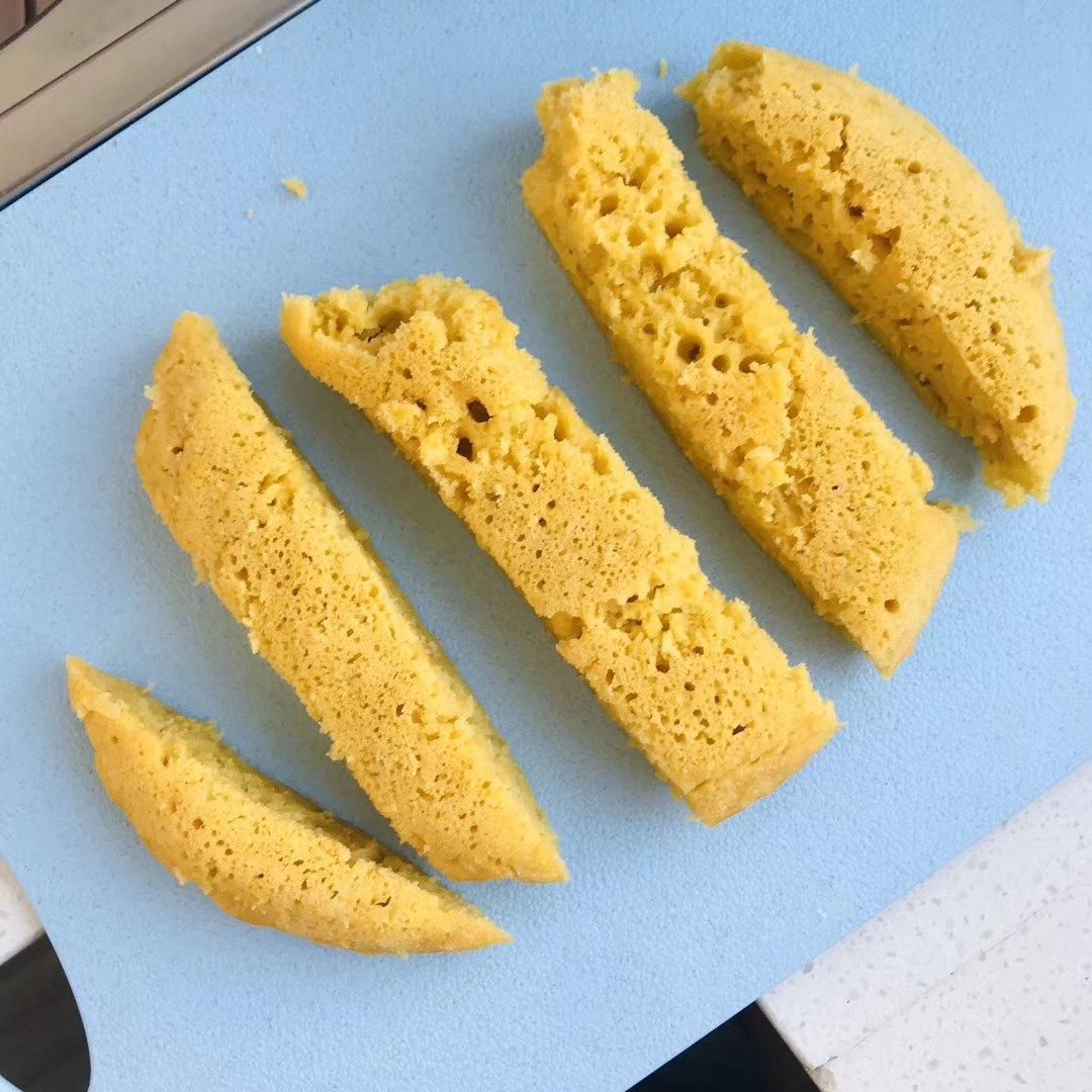 婴儿辅食.淮山苹果鸡蛋糕