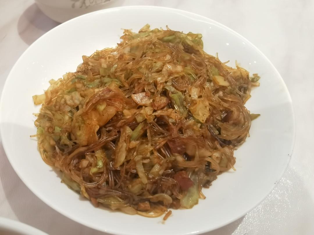 甘蓝炒粉