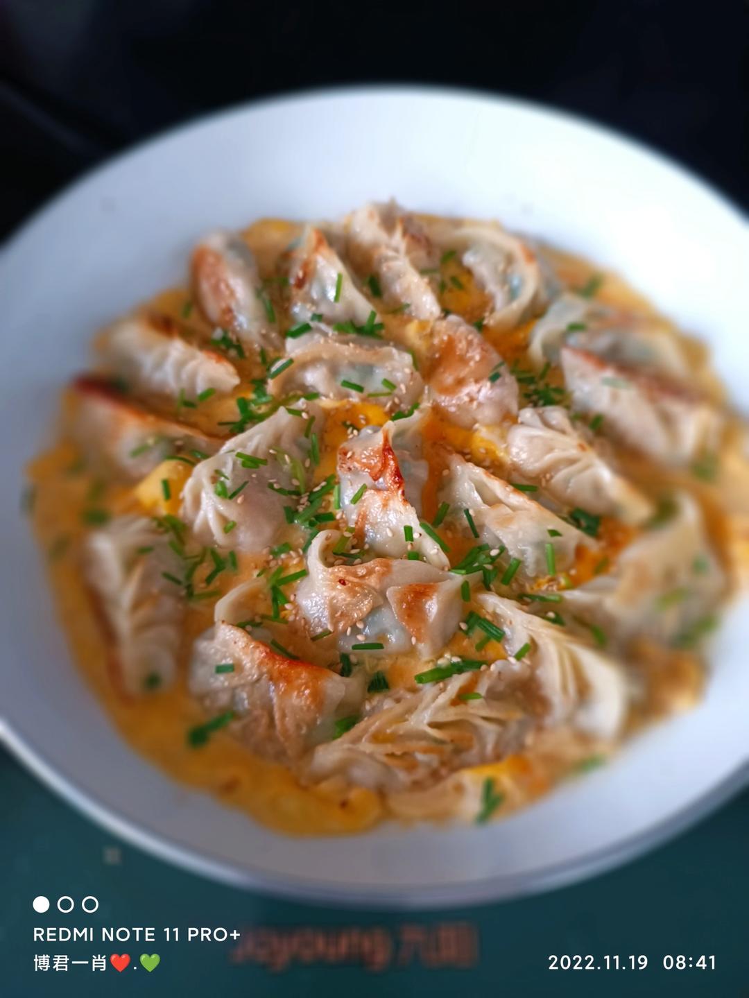 懒人快手抱蛋煎饺