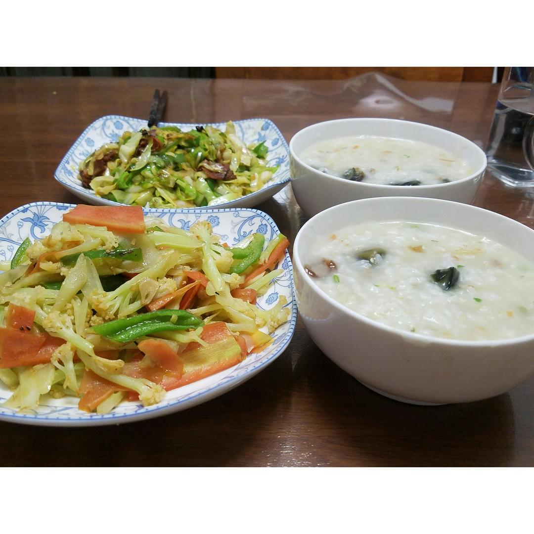 十五分钟快手之香滑皮蛋瘦肉粥(附五分钟电饭煲电压力锅更快捷方法)