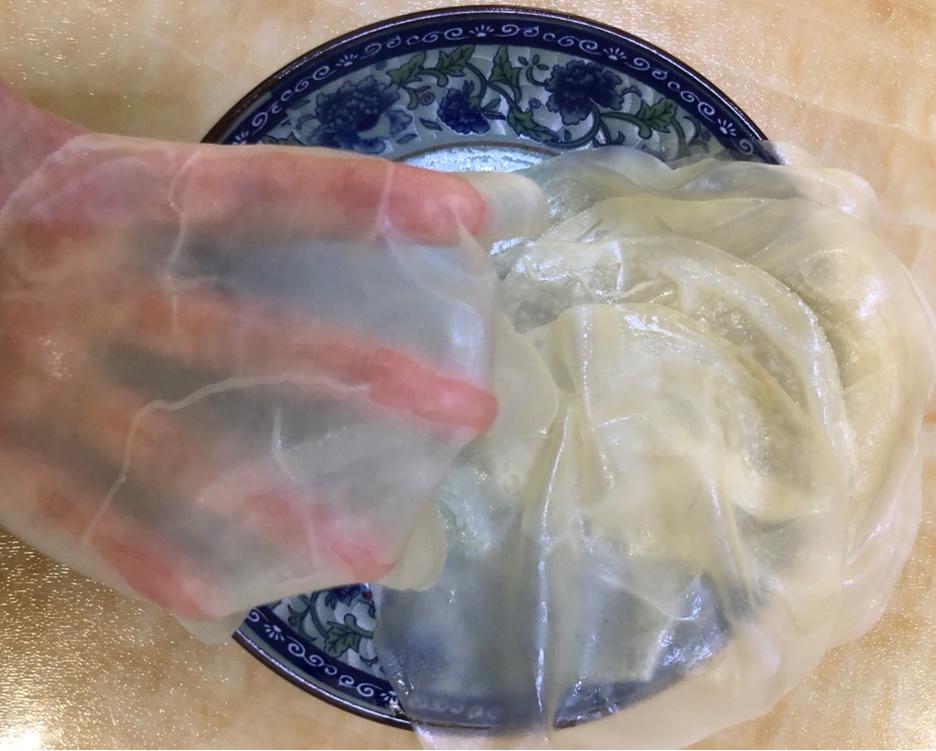 不用揉面擀面也能做的东北筋饼~