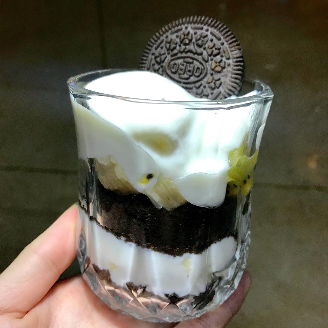 tracy_125做的奥利奥酸奶水果杯