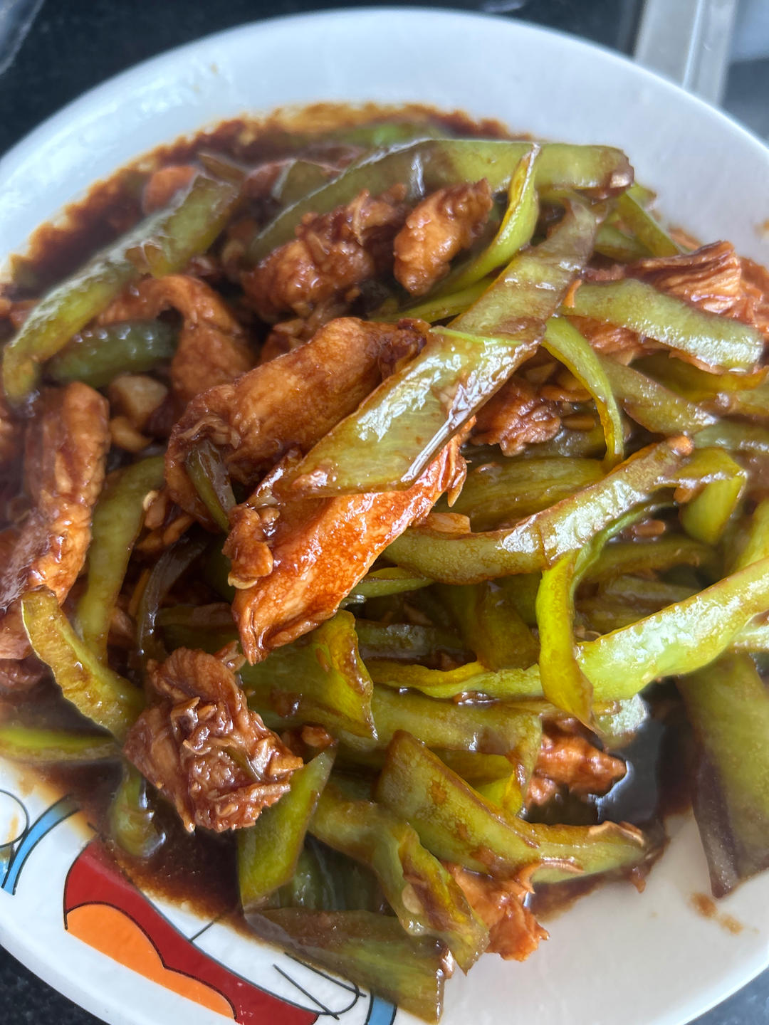 巨好吃的青椒炒鸡胸肉丝，超下饭