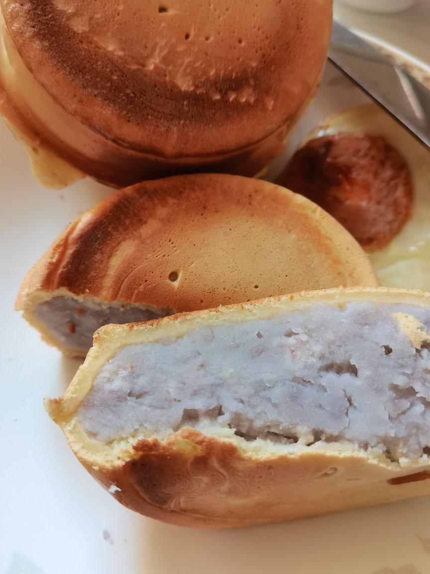 紫薯紫米车轮饼
