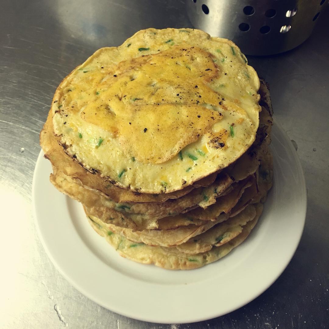 葱花鸡蛋饼