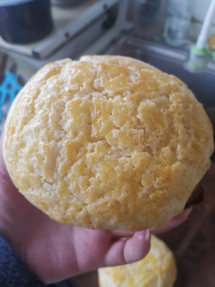猪油酥皮菠萝果酱馅菠萝包