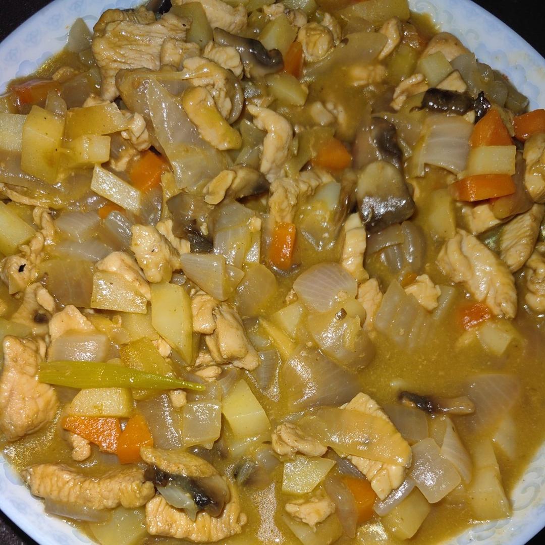 咖喱鸡（鸡胸肉版）