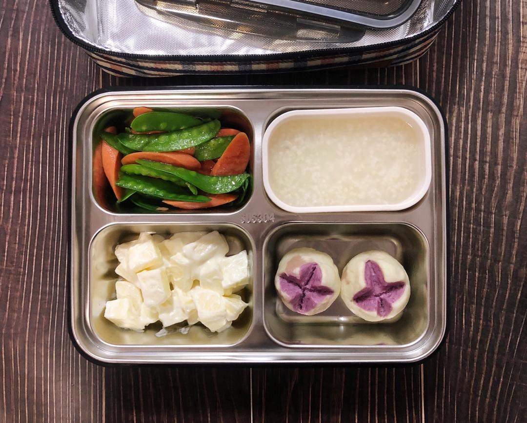 紫薯馒头-双色卡通馒头