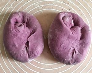 奶香紫薯馒头的做法 步骤4