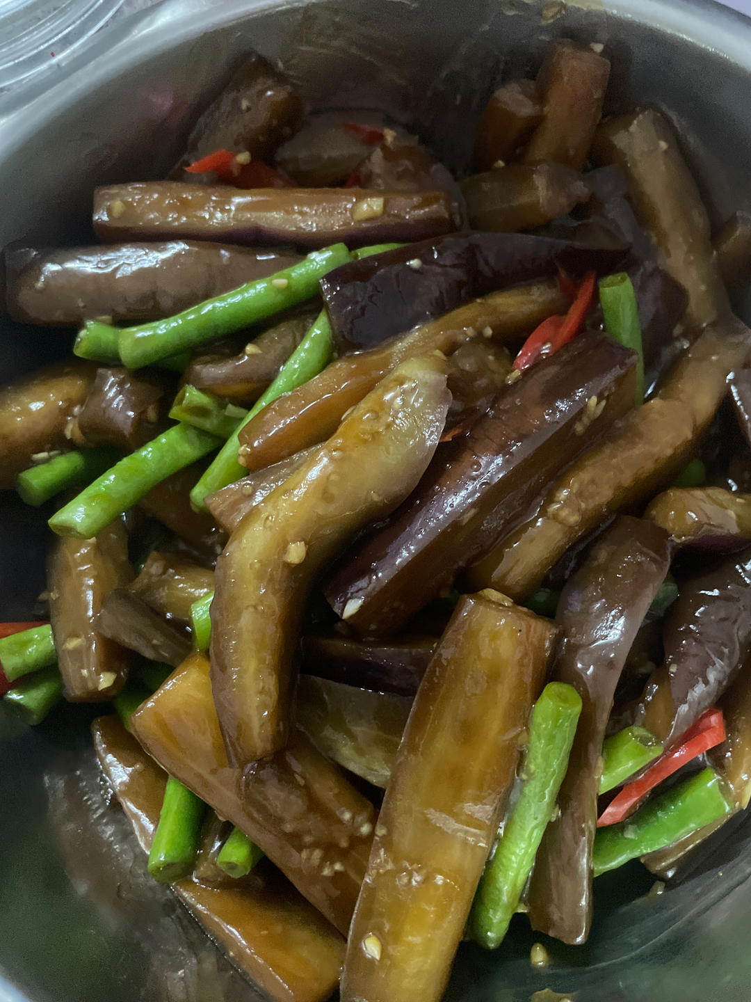 豆角茄子🍆省油版——夏天里的素菜是主题。