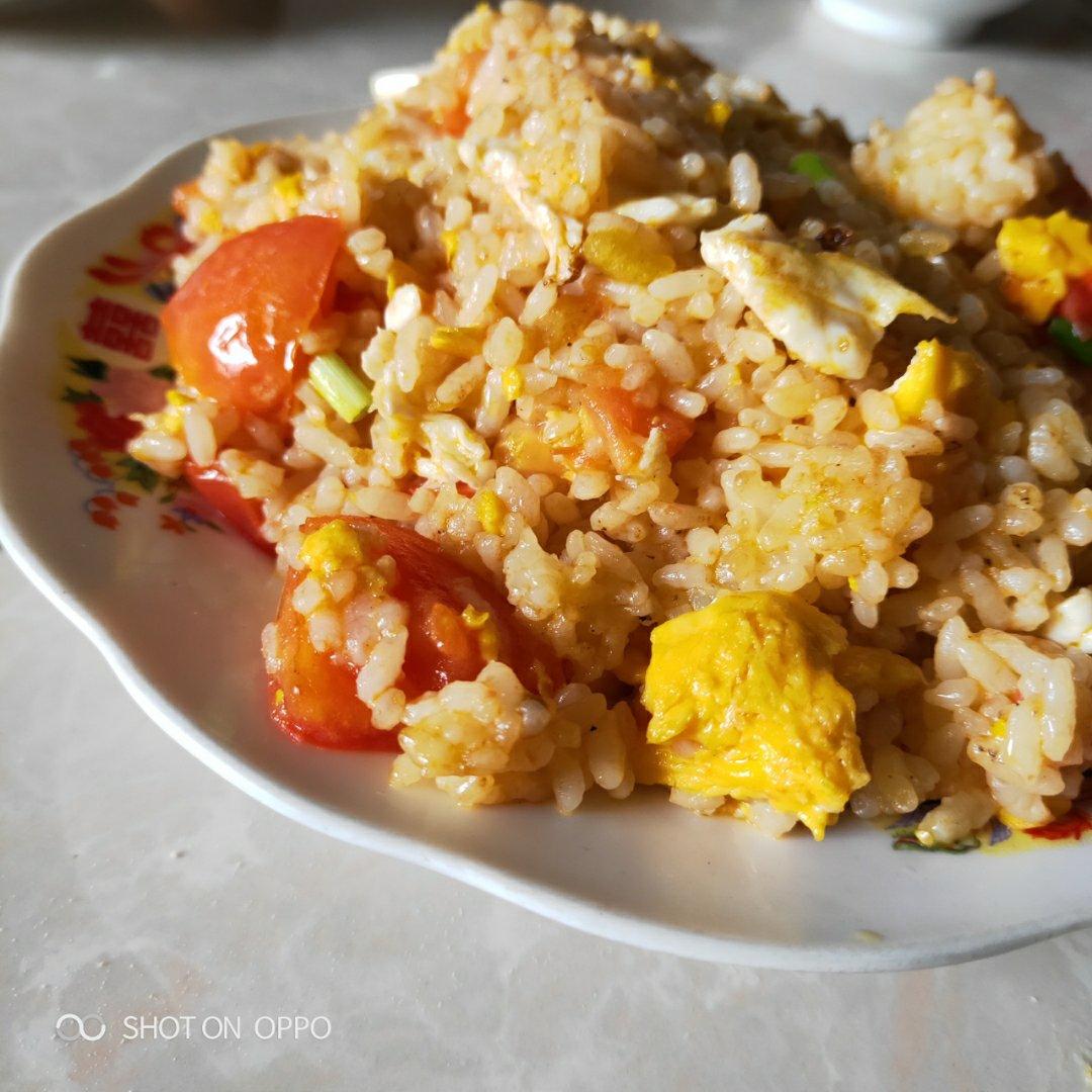 西红柿鸡蛋炒饭