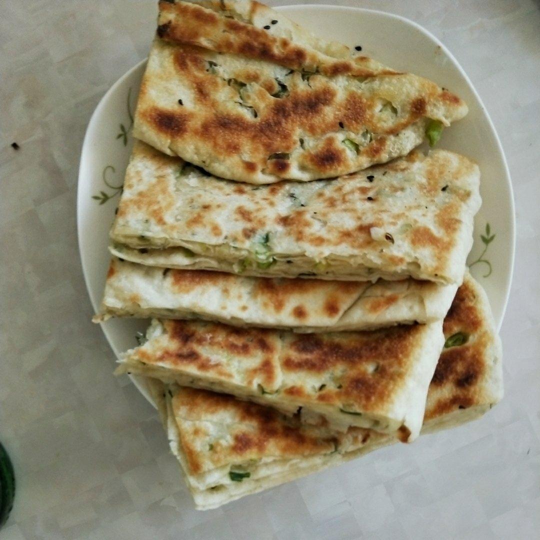 千层油酥葱花饼