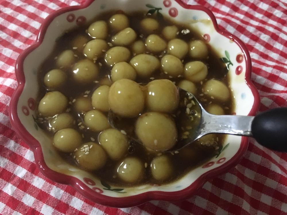 红糖糯米小圆子