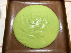 抹茶奶油蜜豆蛋糕卷‼️夏日小清新的做法 步骤12