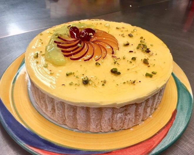 无需淡奶油的柠檬酸奶蛋糕