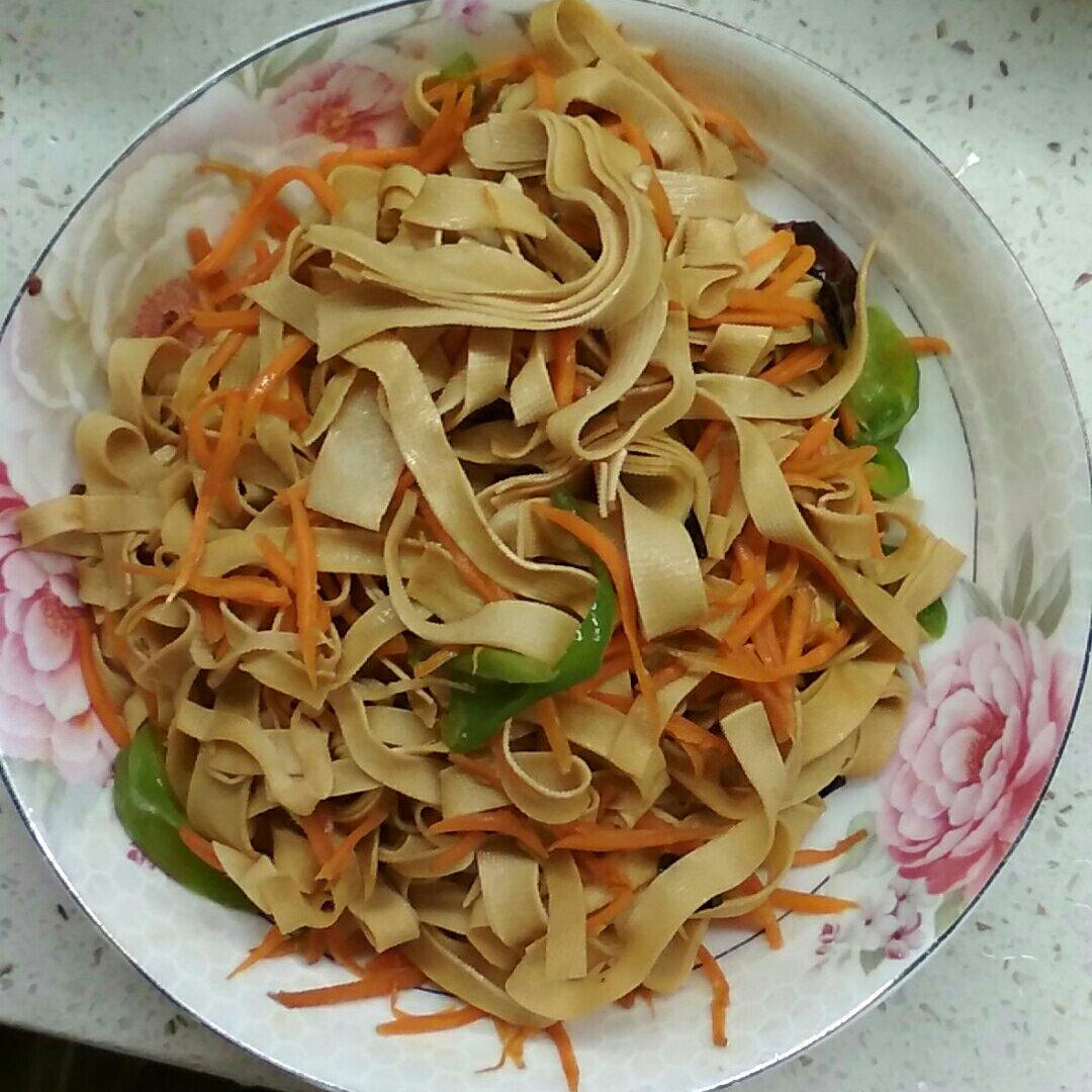 清炒豆腐皮