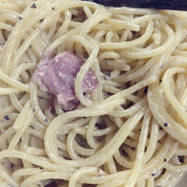 奶油培根意大利面（spaghetti）