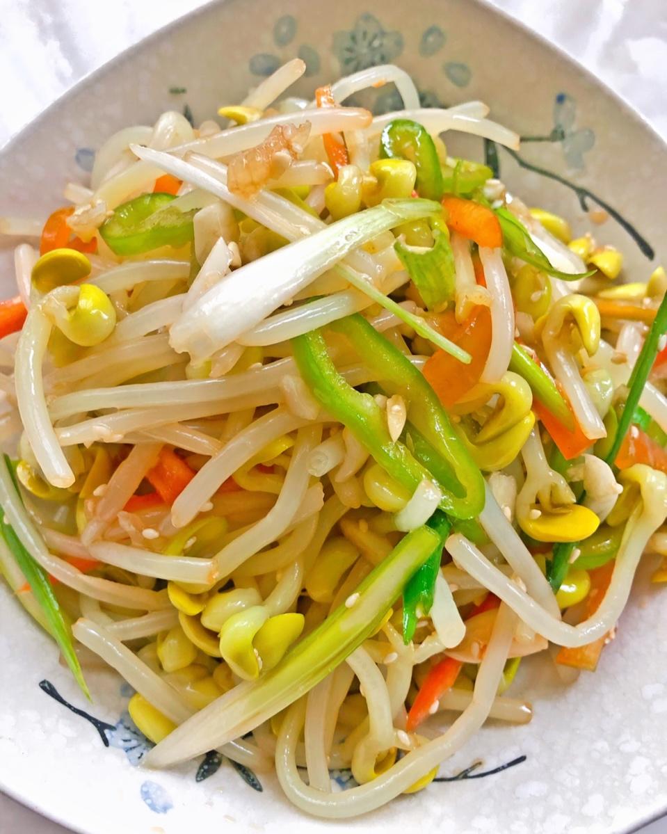 超爽口美味凉拌黄豆芽