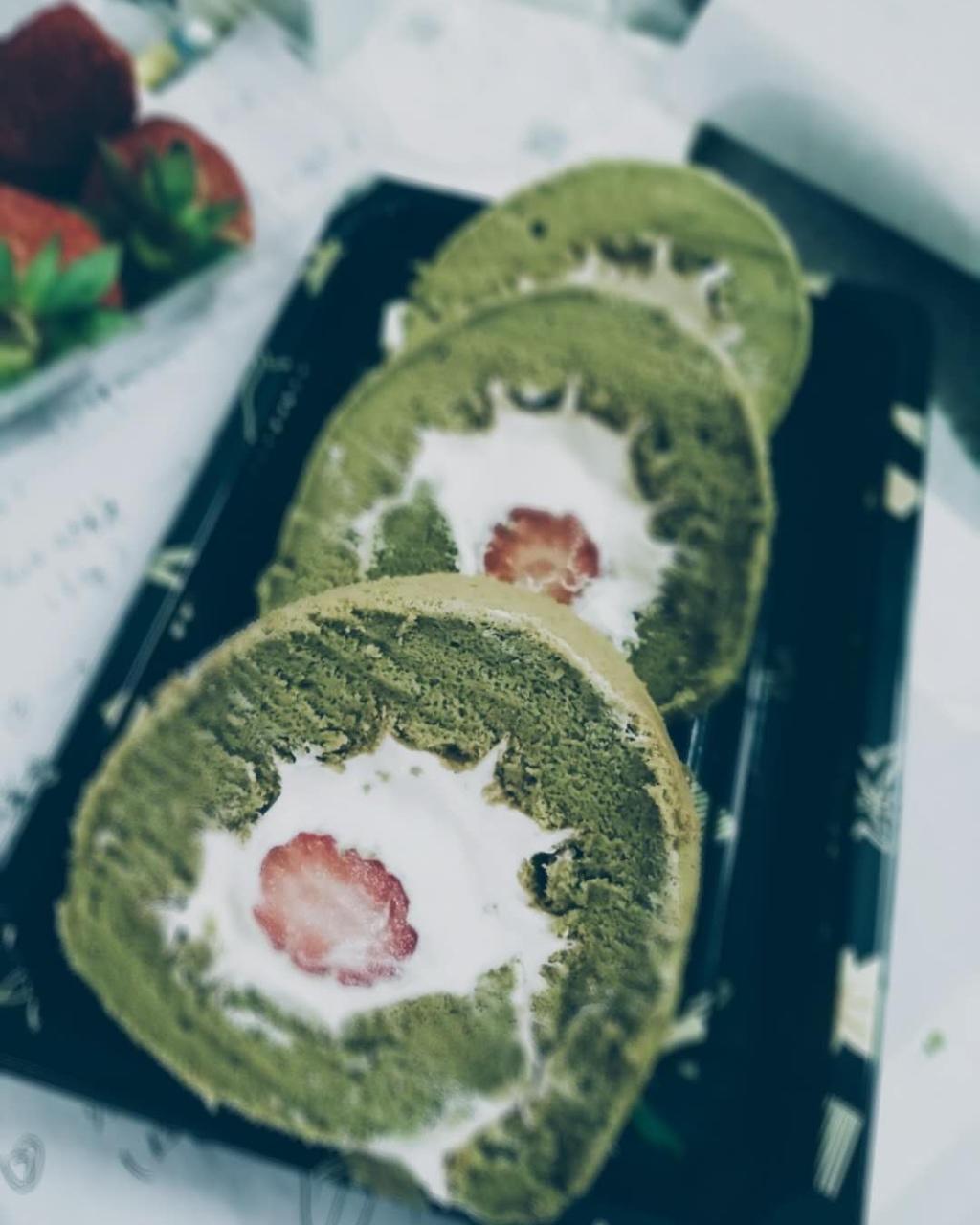 日式抹茶蛋糕卷