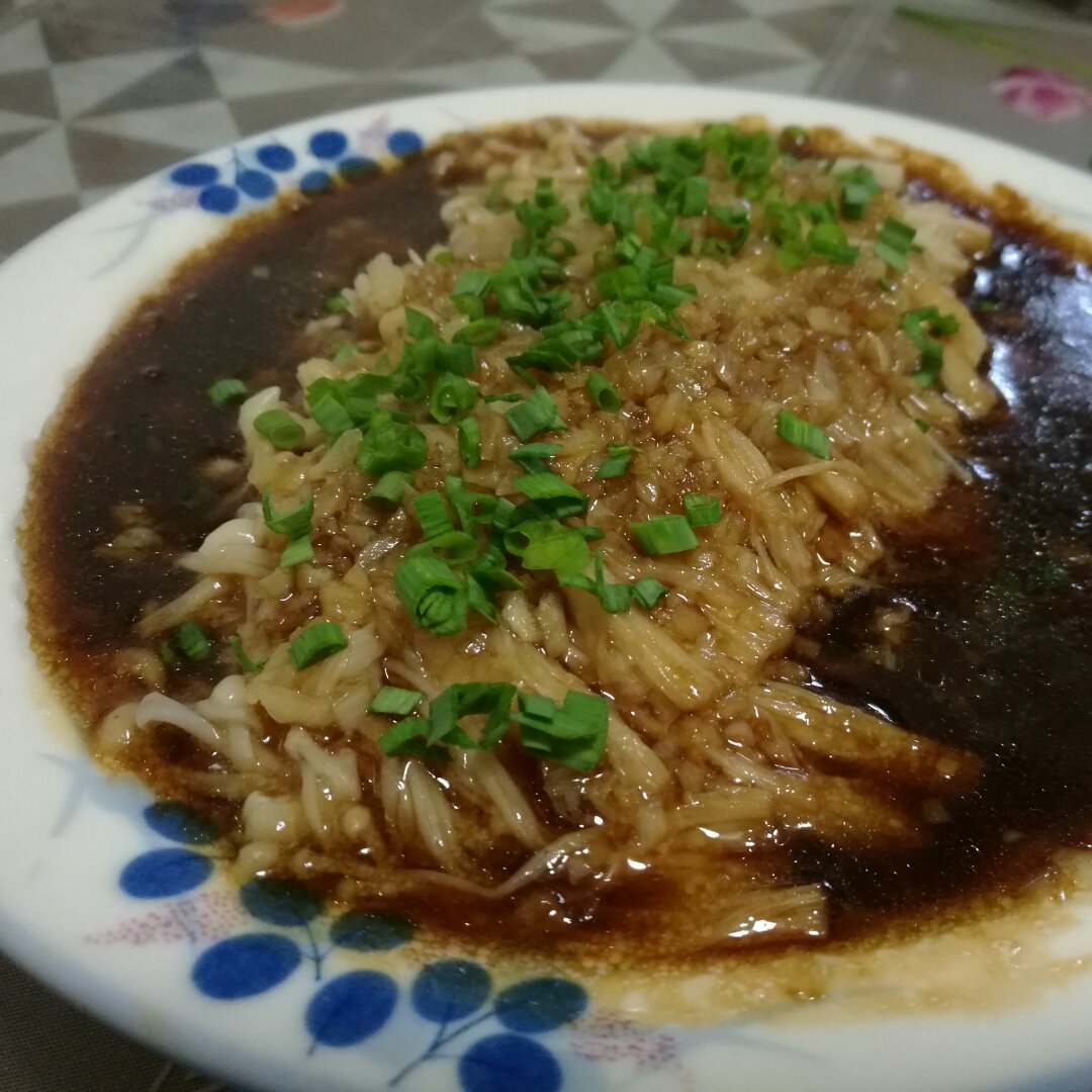 蒜蓉蒸金针菇