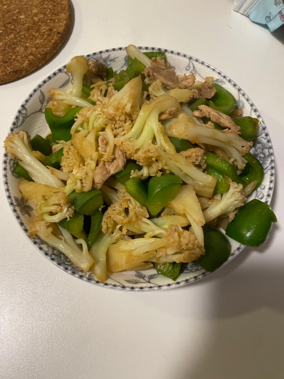 老丁的私房菜-干锅花菜