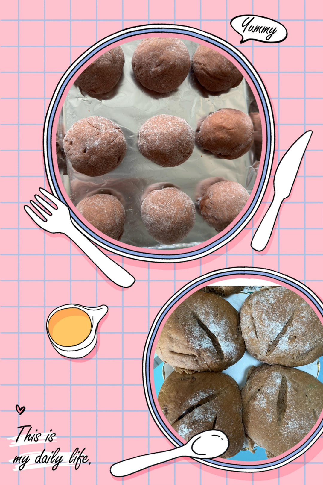 香浓巧克力小餐包