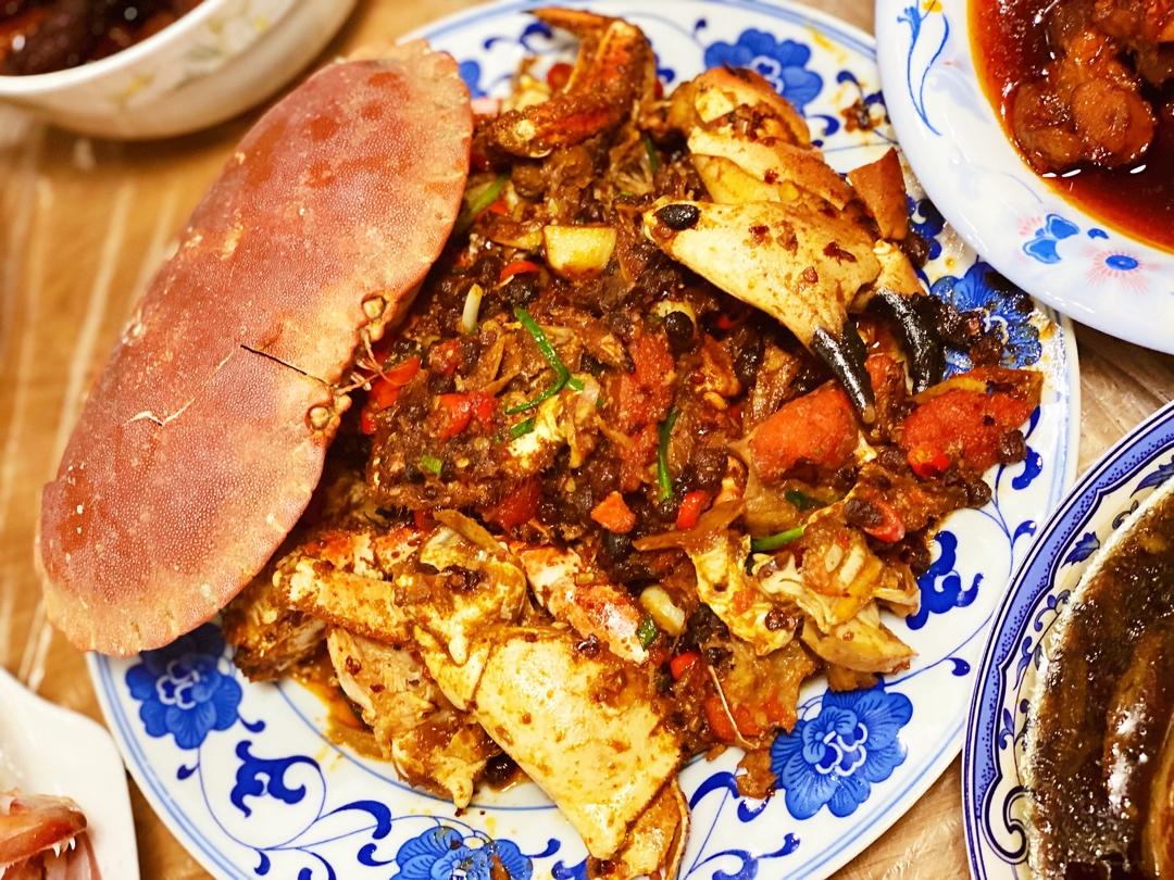 葱爆豆豉爱尔兰甜蟹