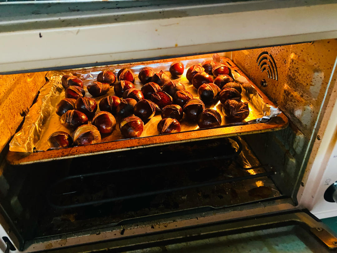 ‼️香甜软糯‼️轻松好剥㊙️烤箱版糖炒栗子