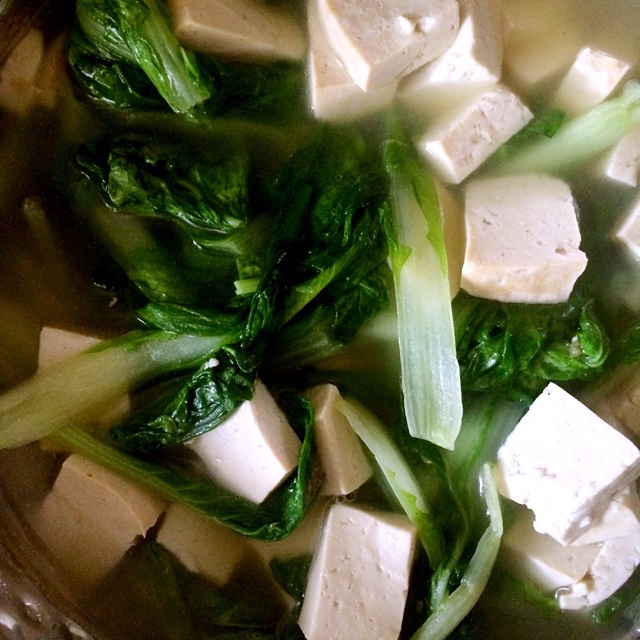 小白菜豆腐汤