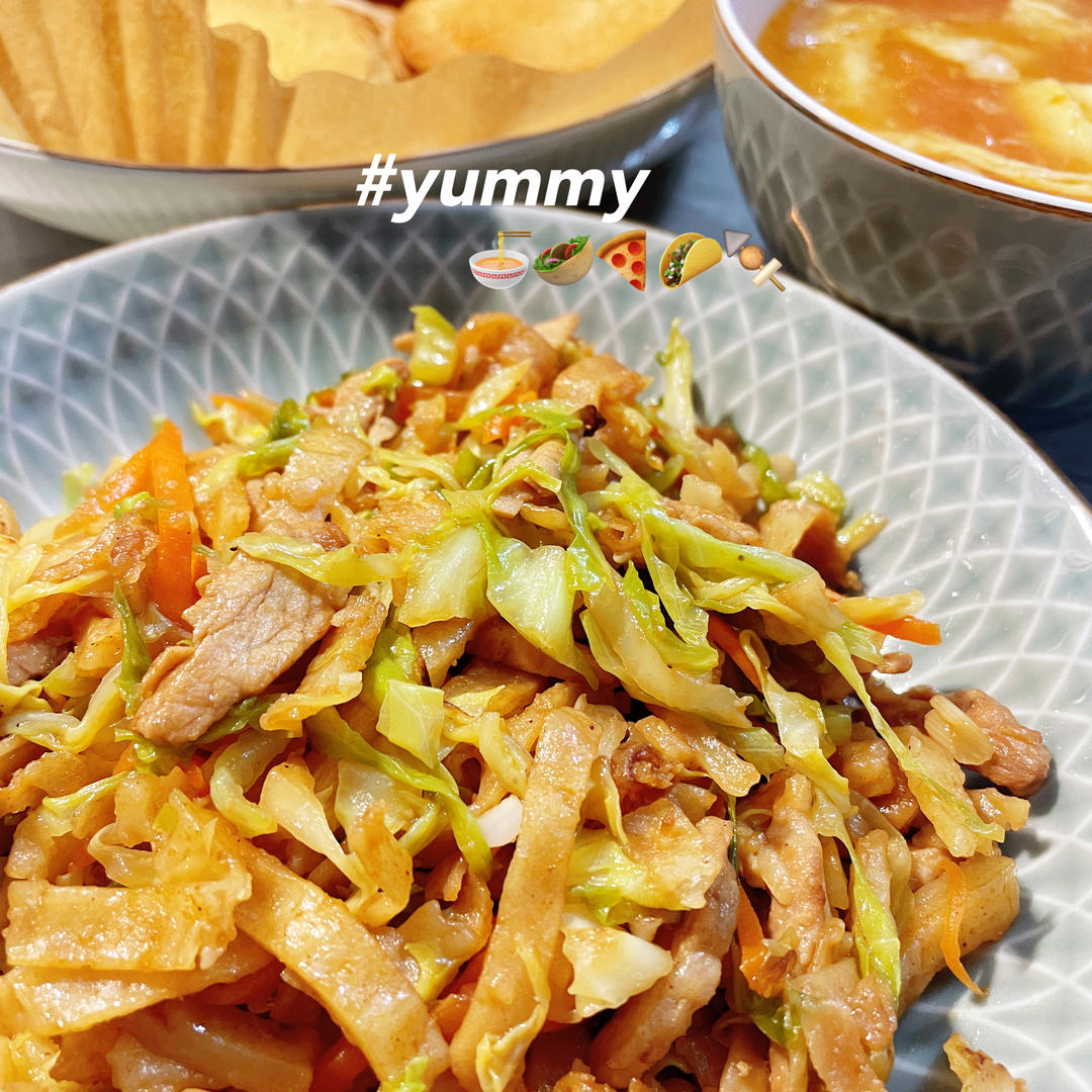 老北京素炒饼(肉炒饼)