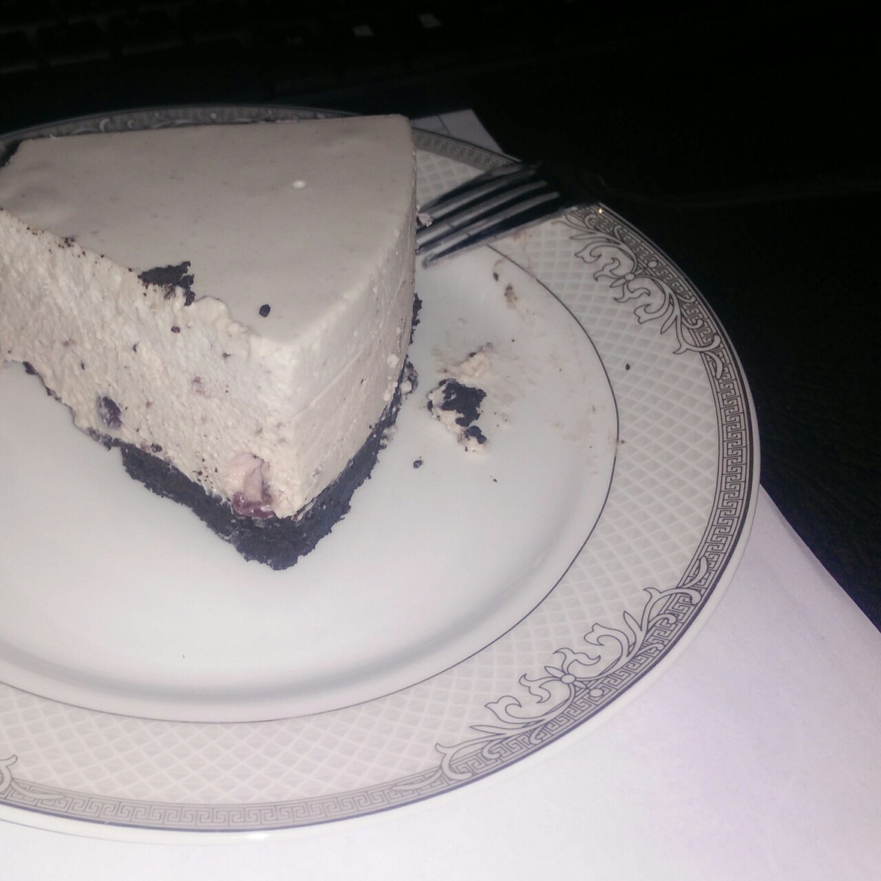 蓝莓芝士慕斯蛋糕